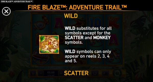 Adventure Trail Fire Blaze Jackpots Slot Bonuses