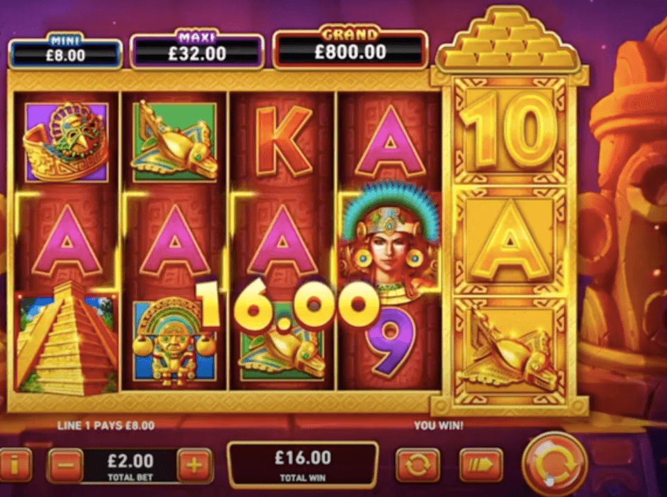 Gold Pile Toltec Treasure Slot Gameplay