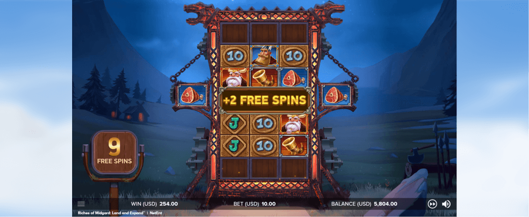 Riches of Midgard Slot Free Spins