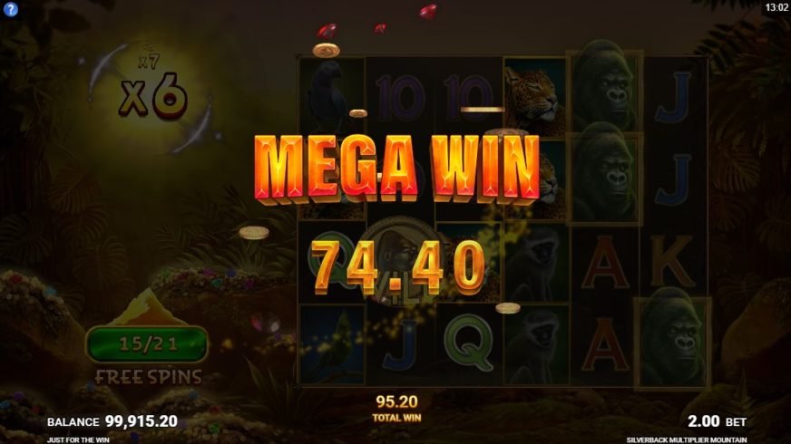 Silverback Multiplier Mountain Slot Wins