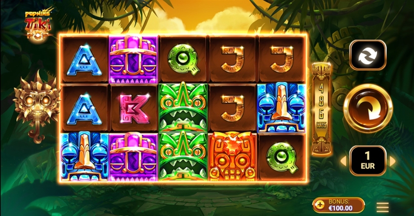 TikiPop Slot Gameplay