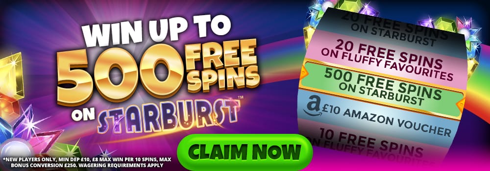 Slots Baby 500 Free Spins Offer